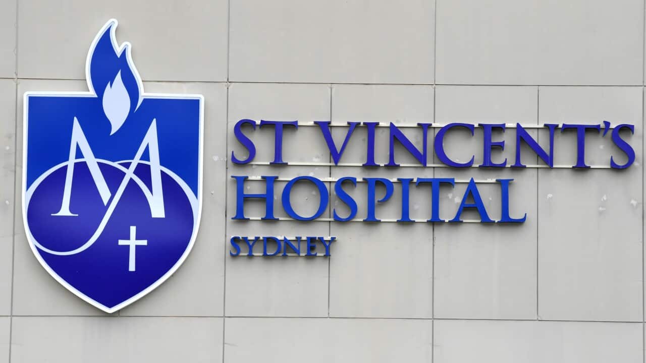 Exterior of St Vincent's hospital.