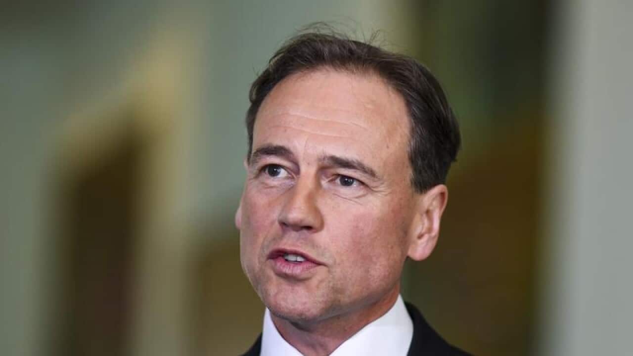 Australian Health Minister Greg Hunt.