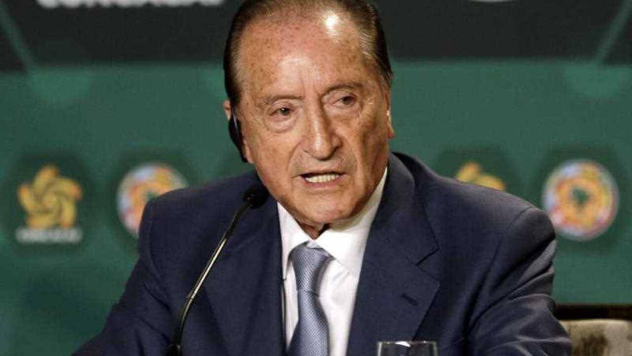 Eugenio Figueredo, former president of CONMEBOL, the South America soccer confederation.