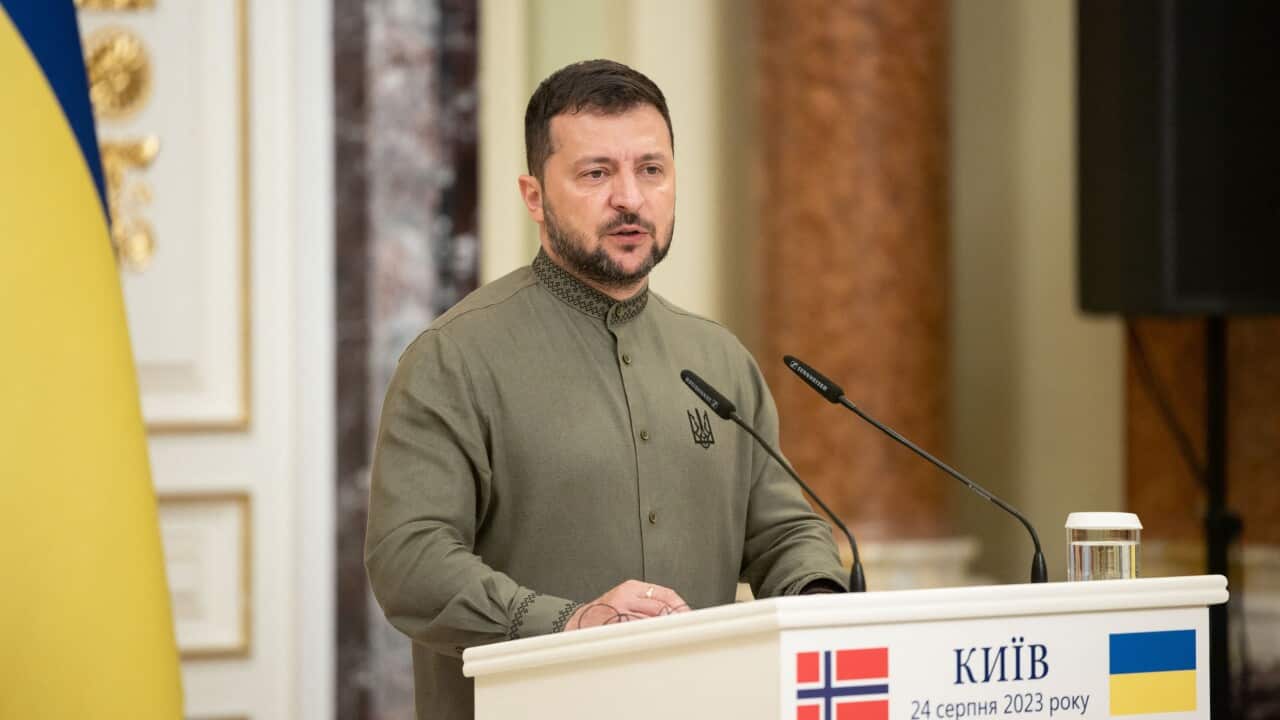Norwegian PM Jonas Gahr Store Visits Kyiv