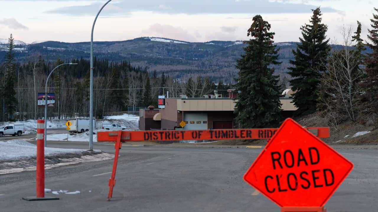 Road closure at site of Canada Shooting
