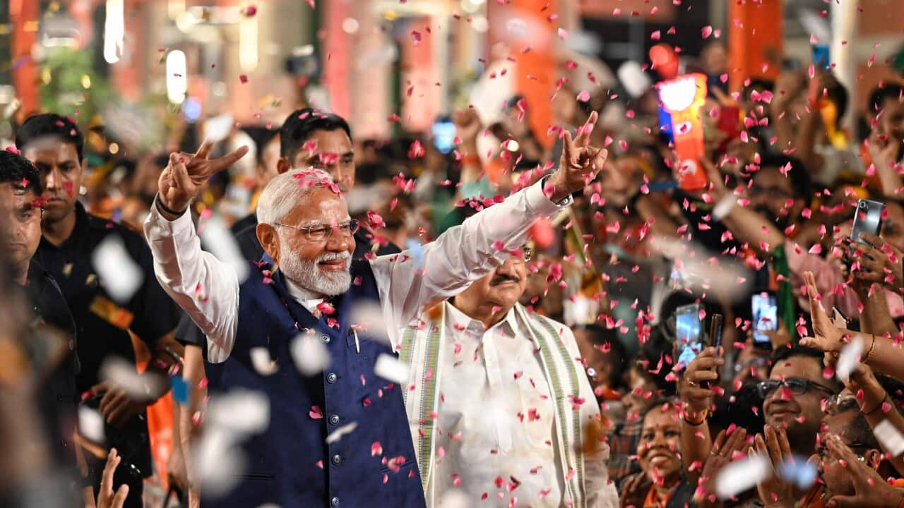 India: Prime Minister Narendra Modi Joins Victory Celebrations At BJP Headquarters In New Delhi After Lok Sabha 2024 Results