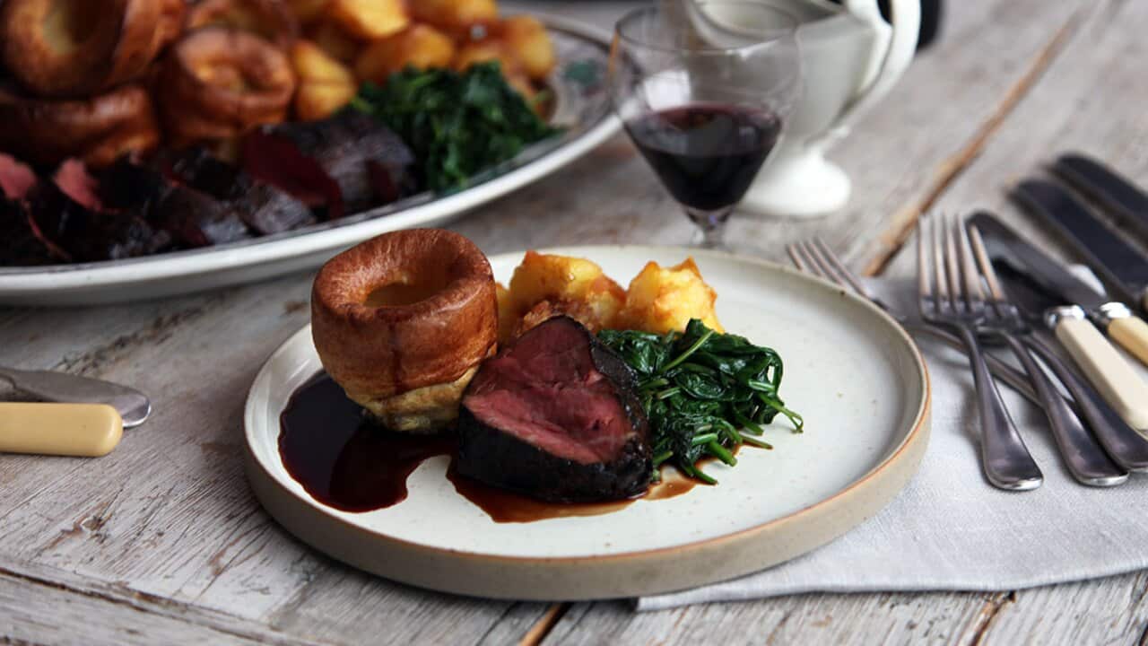 Treacle-cured roast beef 