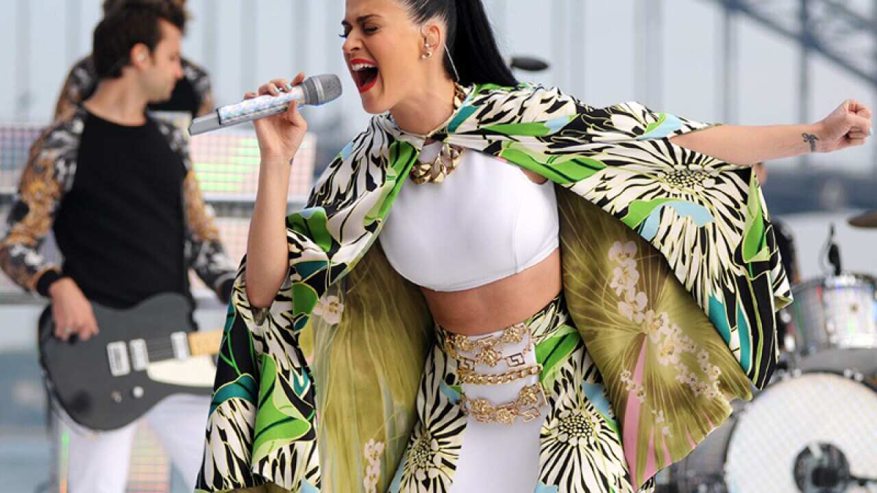 Katy Perry performs in Sydney