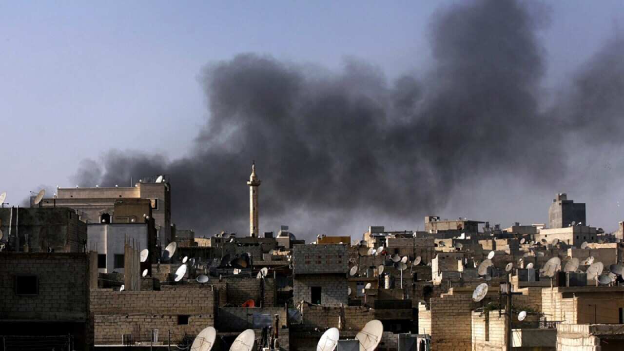 Syria warplanes launch raids near capital