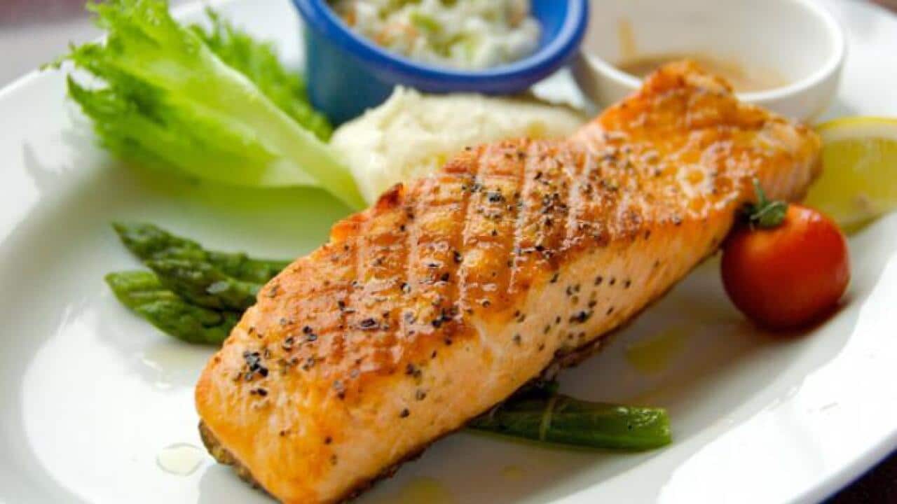 Eating fish like salmon can reduce the chance of getting diabetes.