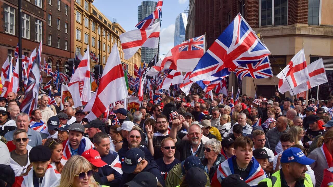 Unite The Kingdom Far Right March in London, UK - 13 Sep 2025
