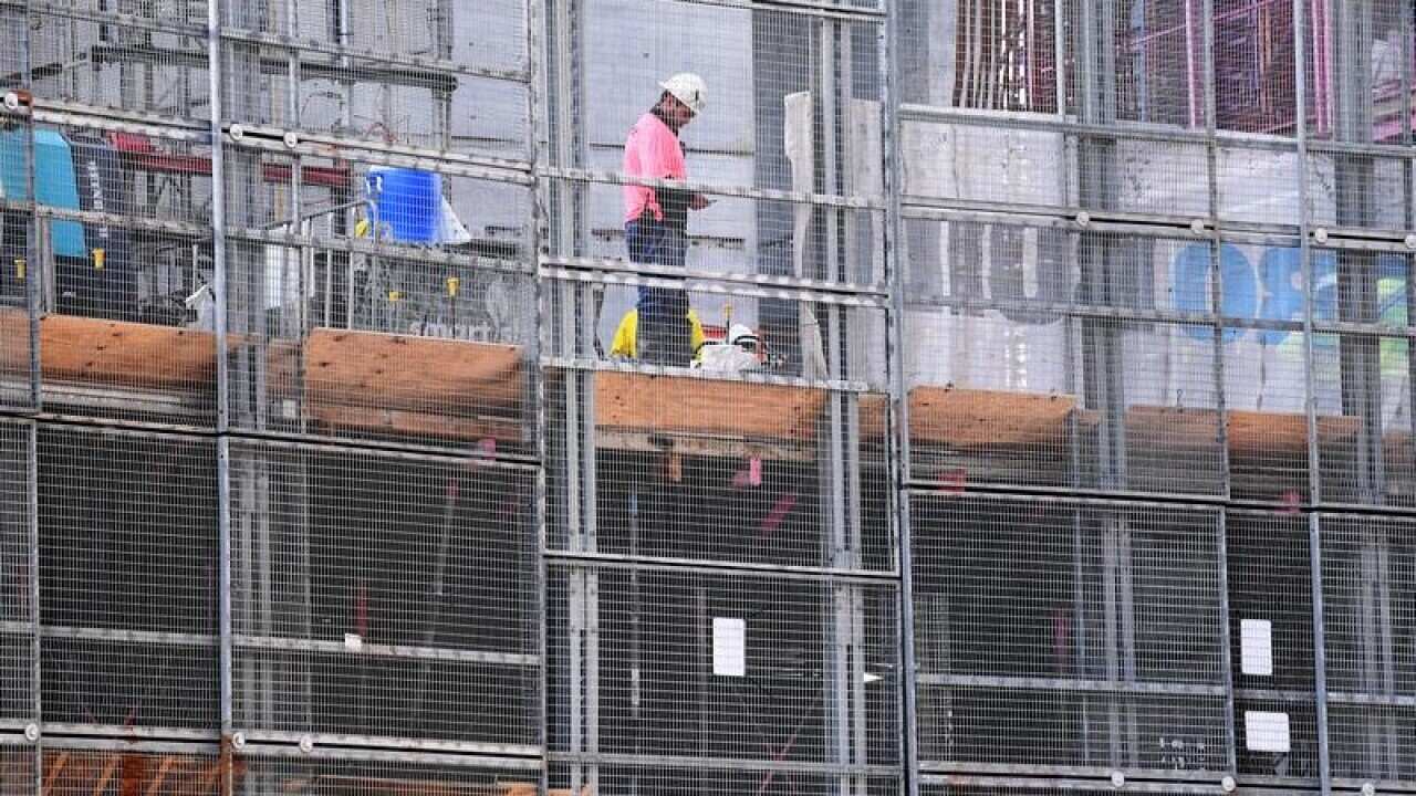 Construction site in Brisbane.