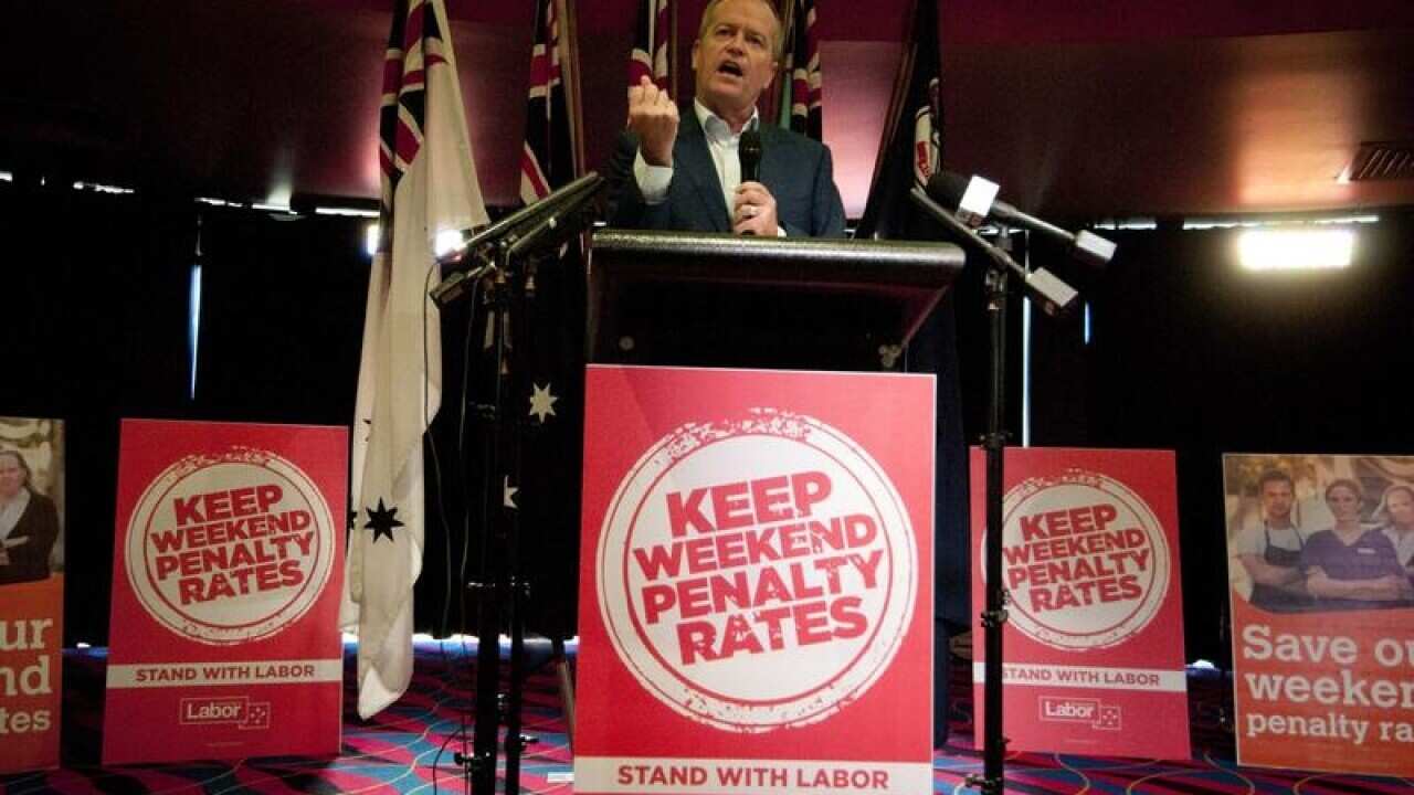 BILL SHORTEN PENALTY RATES RALLY
