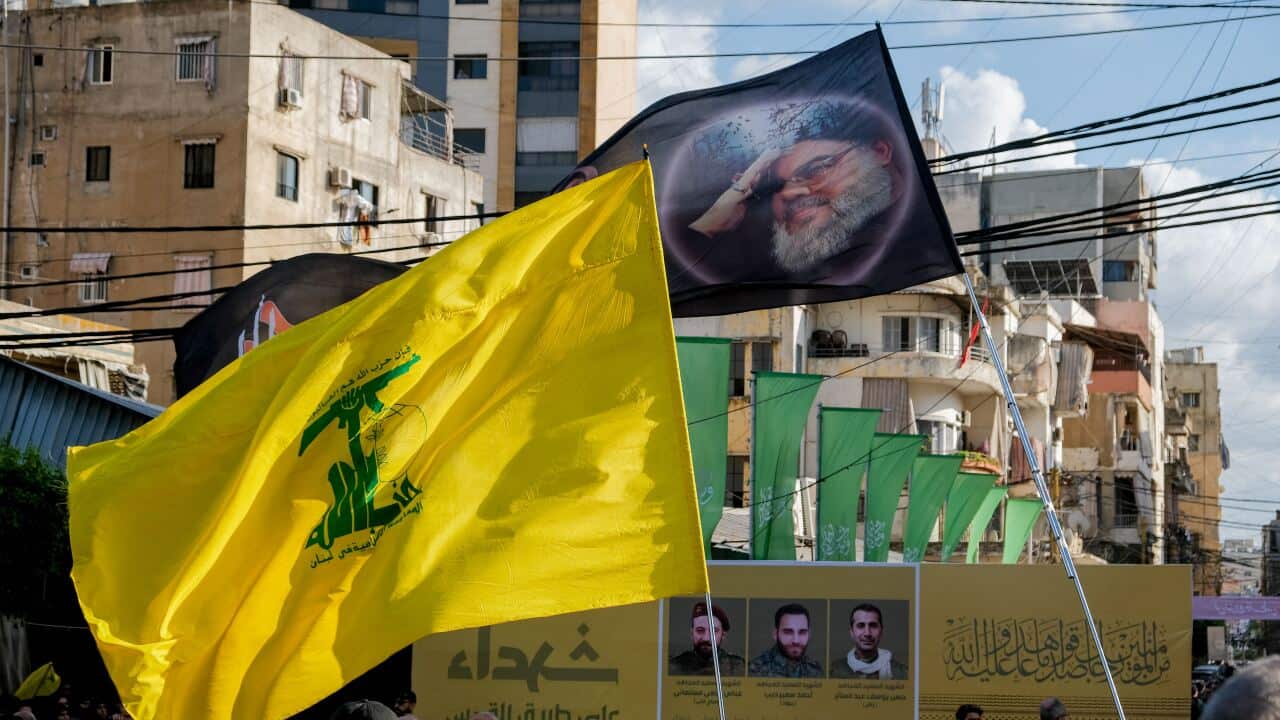 Hezbollah Commander Ibrahim Aqeel Funeral - Beirut