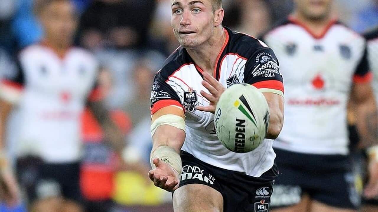 Kieran Foran of the Warriors