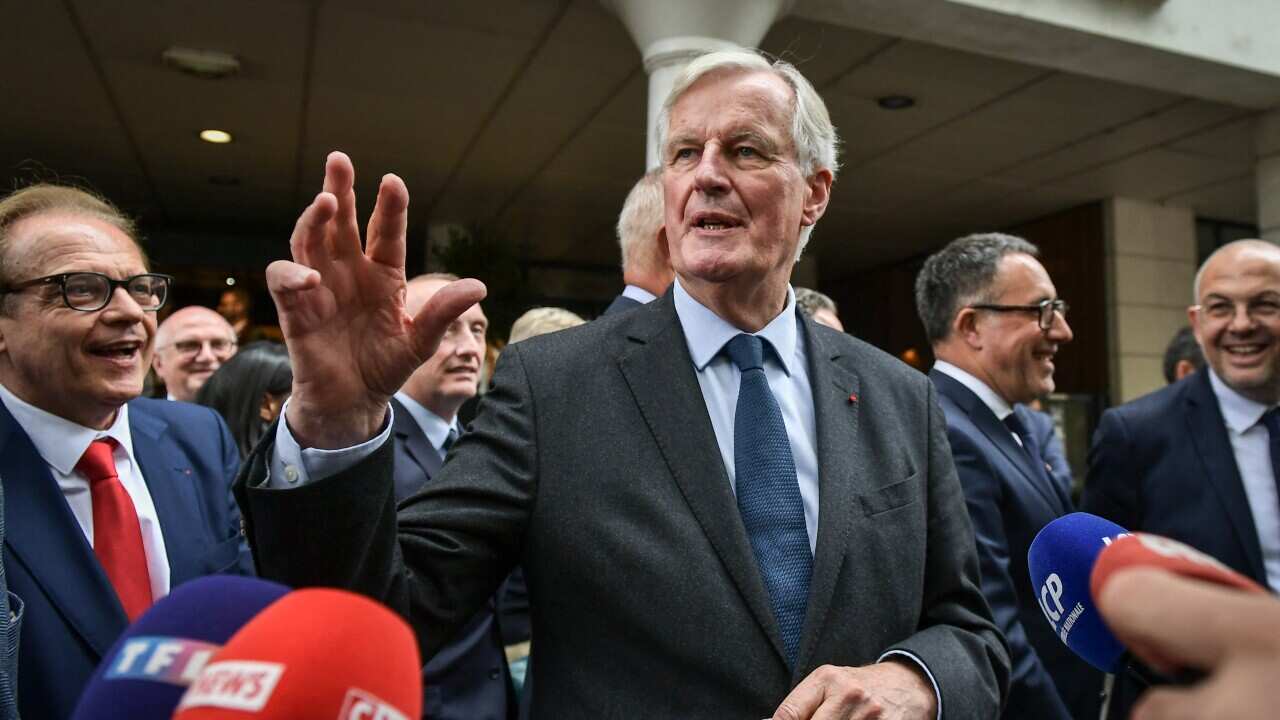 Press conference during French right-wing party Horizons parliamentary days - Reims FA