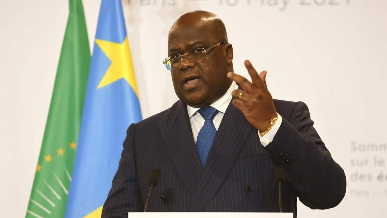 African Union President and President of Congo Democratic Republic Felix Tshisekedi