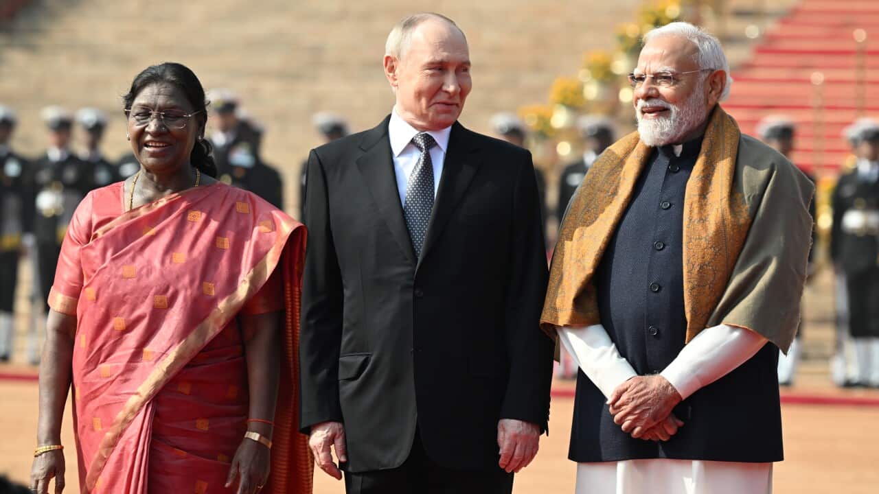 INDIA: Russian President Vladimir Putin visits in India