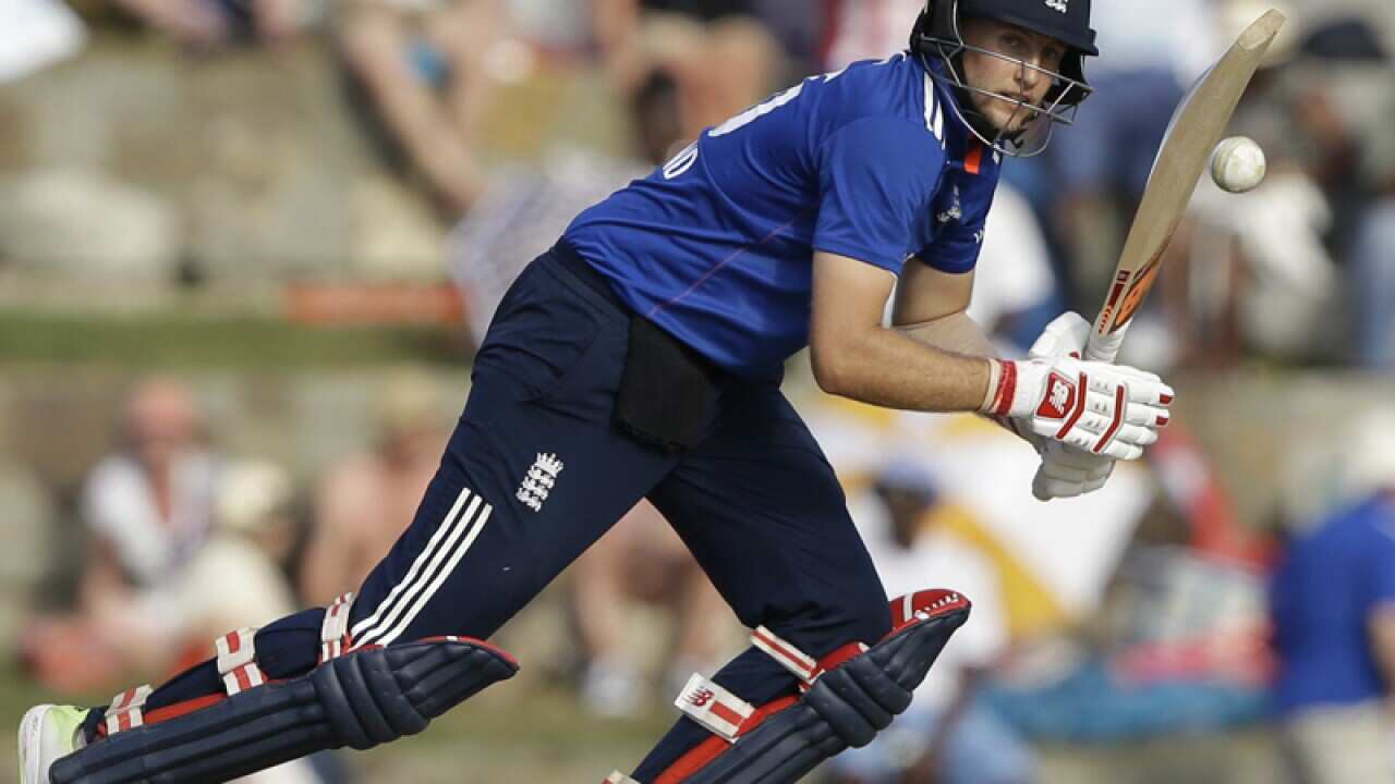 England batsman Joe Root plays a shot