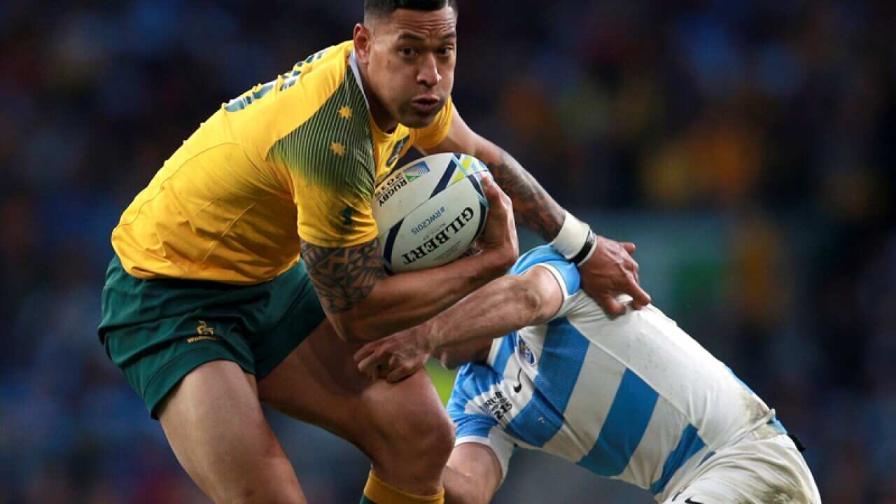 Australia's Israel Folau.
