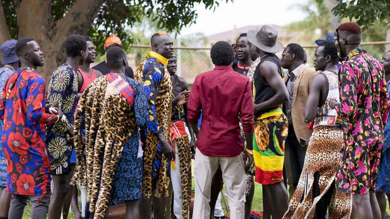 South Sudanese wrestlers in WA