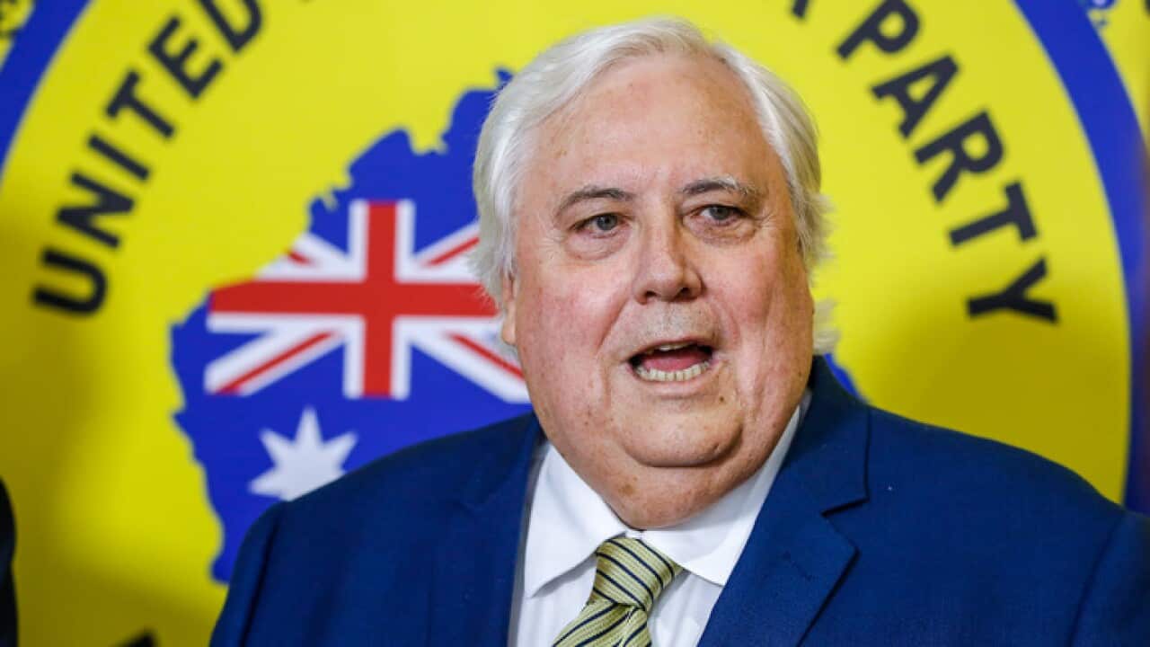 Federal Leader of the United Australia Party Clive Palmer