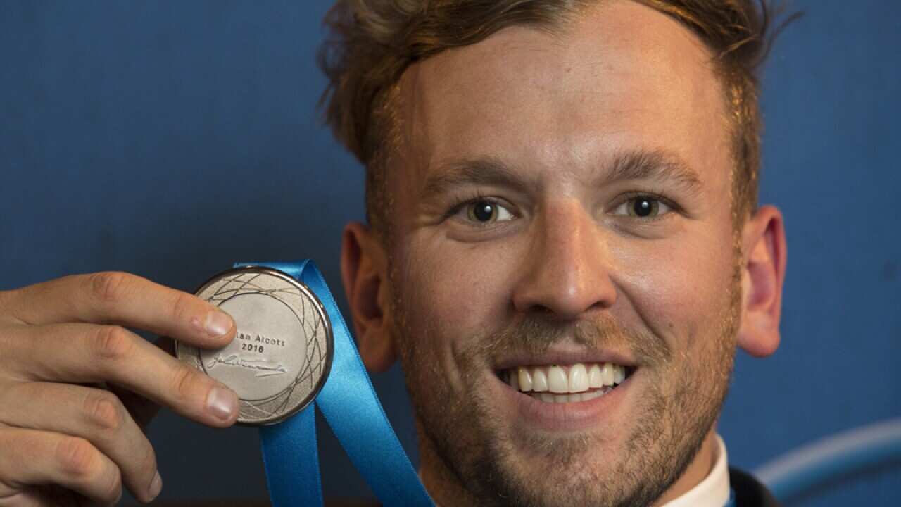 Australian wheelchair tennis player Dylan Alcott