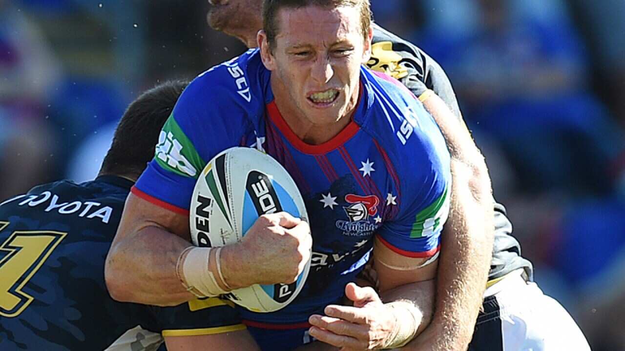 The Knights' Kurt Gidley.