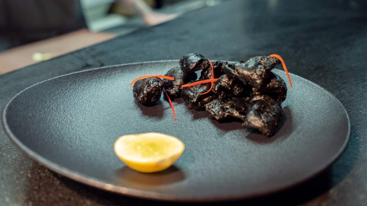 Squid ink cuttlefish