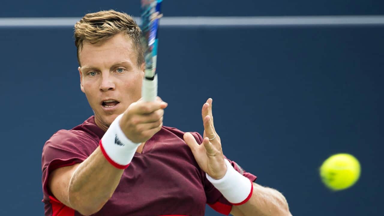 Tomas Berdych of the Czech Republic