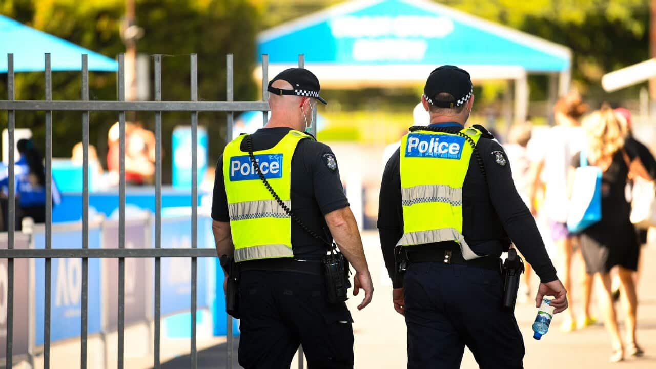 Victorian Police stock image