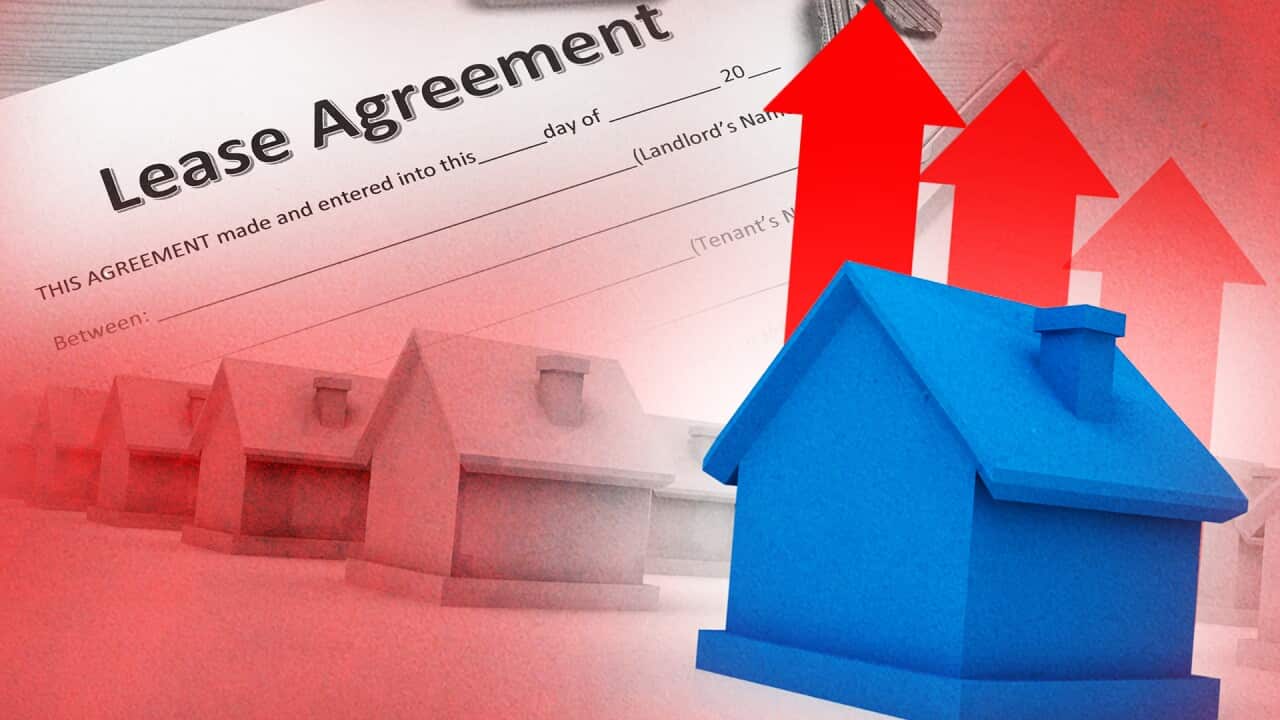 A house and a lease agreement. 