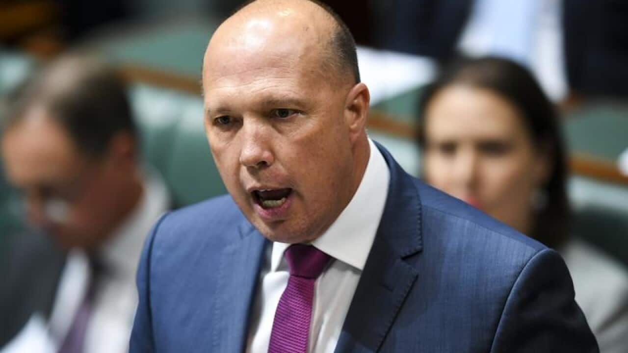 Home Affairs Minister Peter Dutton