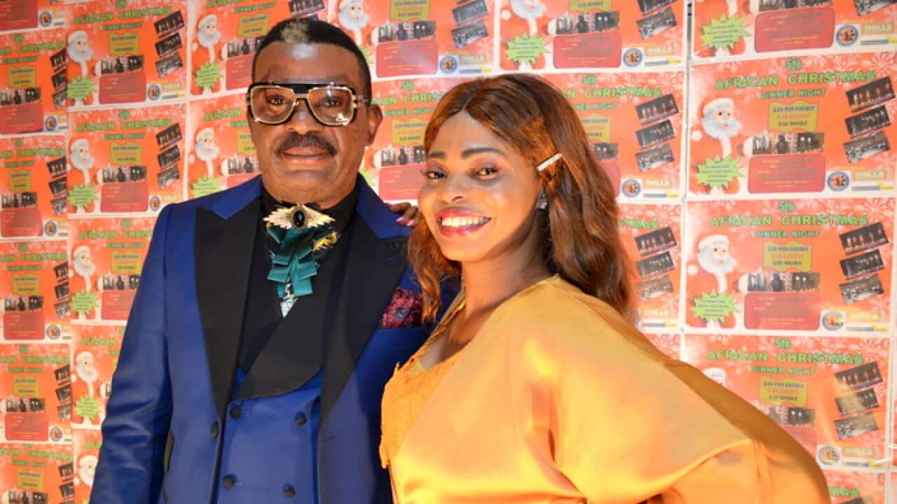 Bw na Bi Kisimba katika sherehe yakuaga mwaka wa 2018