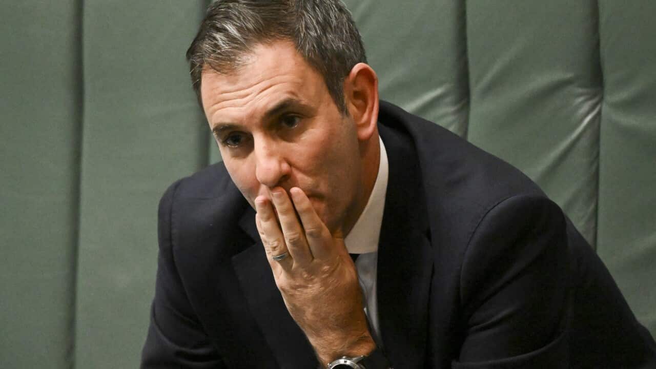 Treasurer Jim Chalmers in House of Representatives Question Time at Parliament House in Canberra (AAP)