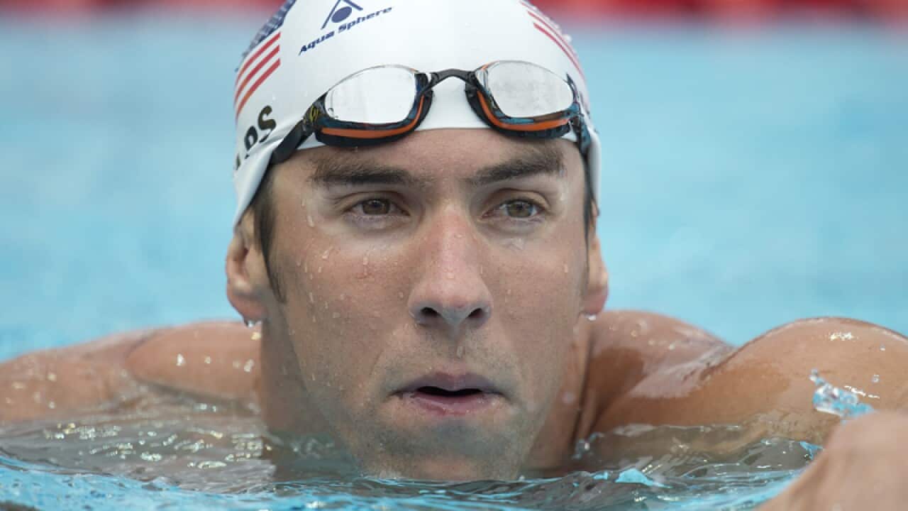 US Olympic champion Michael Phelps