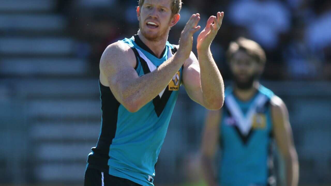 Matthew Lobbe of Port Adelaide Power