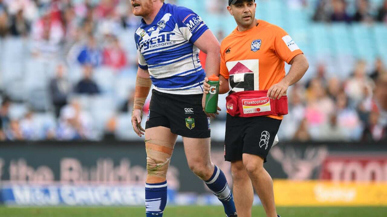 James Graham of the Bulldogs.