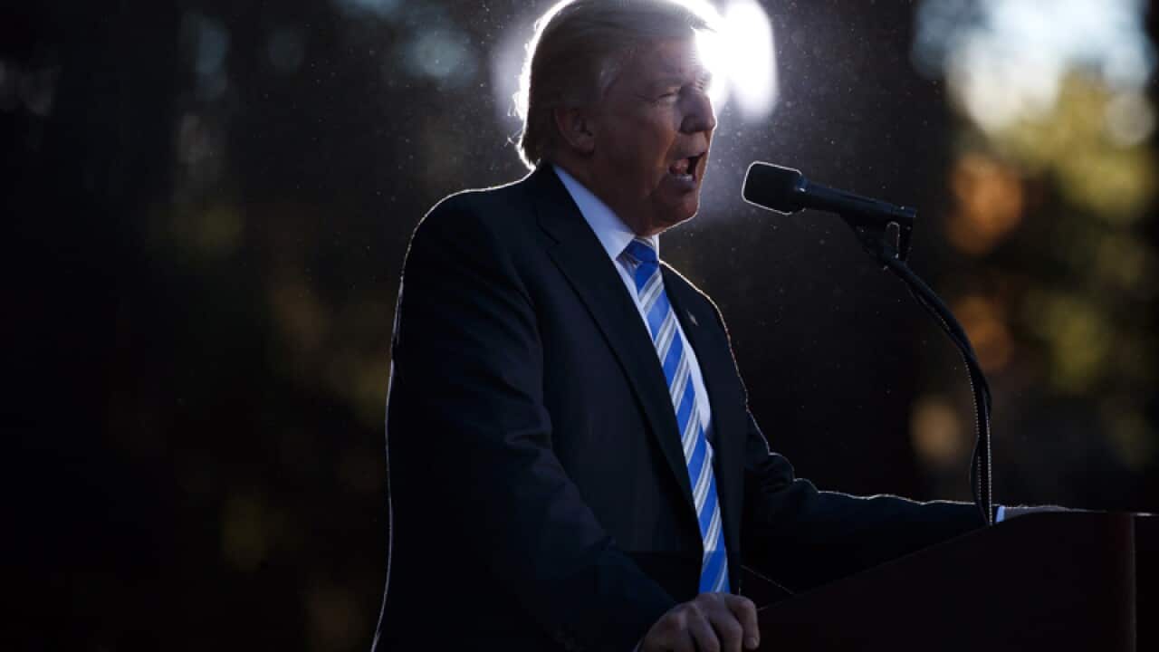 Republican presidential candidate Donald Trump