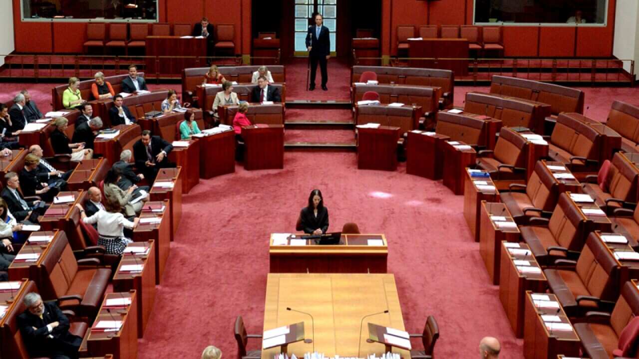 The Senate voting on Thursday.