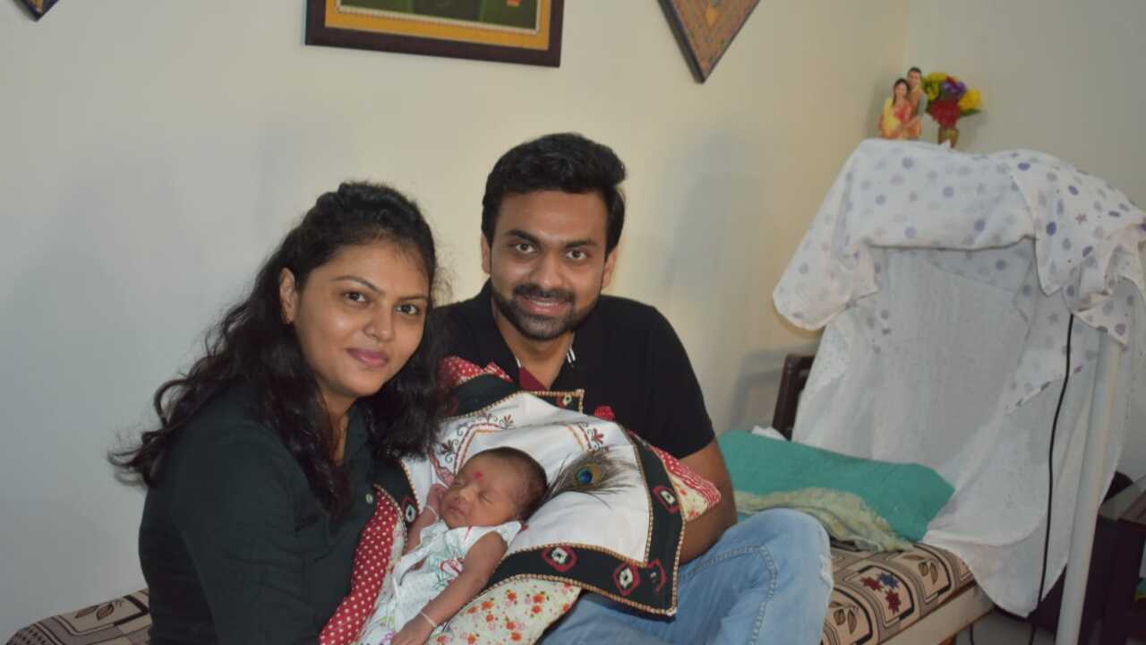 Pooja and Nijesh blessed with a baby boy.