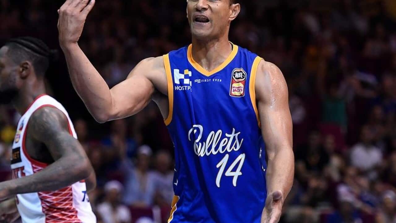 Brisbane Bullets star Mika Vukona