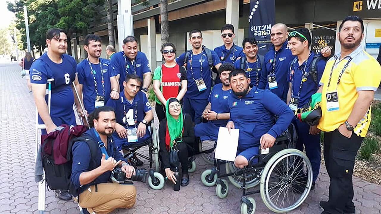 Some of the Afghan Invictus team in 2018