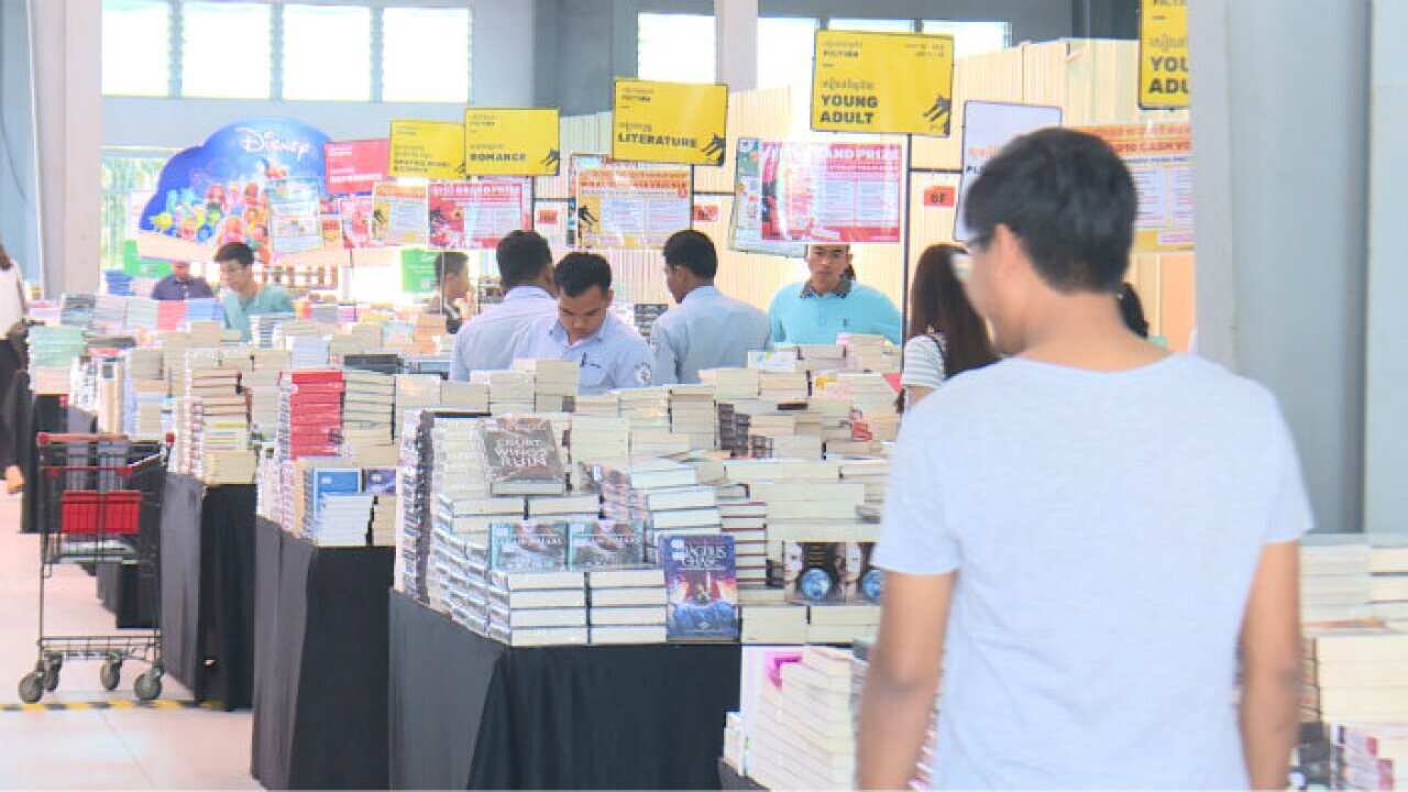 Book fair in Cambodia