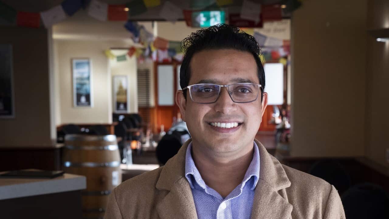 Khagendra Satyal, Nepalese Society of Tasmania (SBS Maunder).jpg