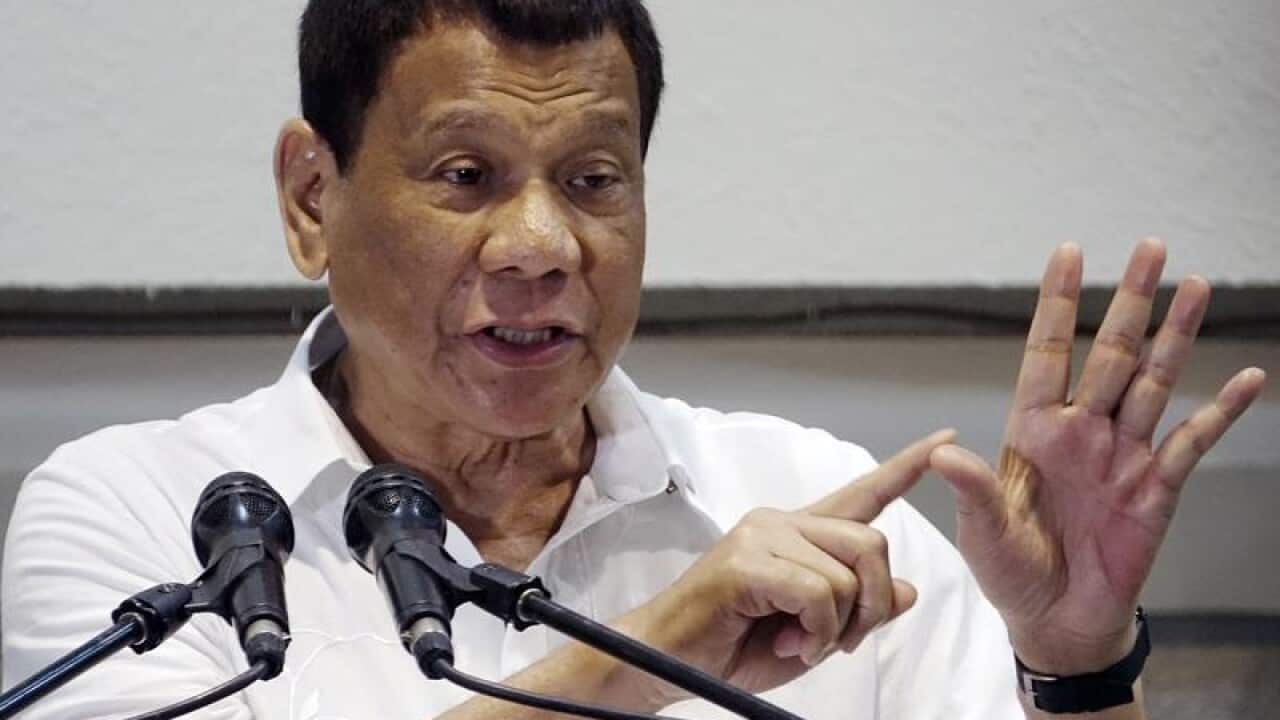 Filipino President Rodrigo Duterte