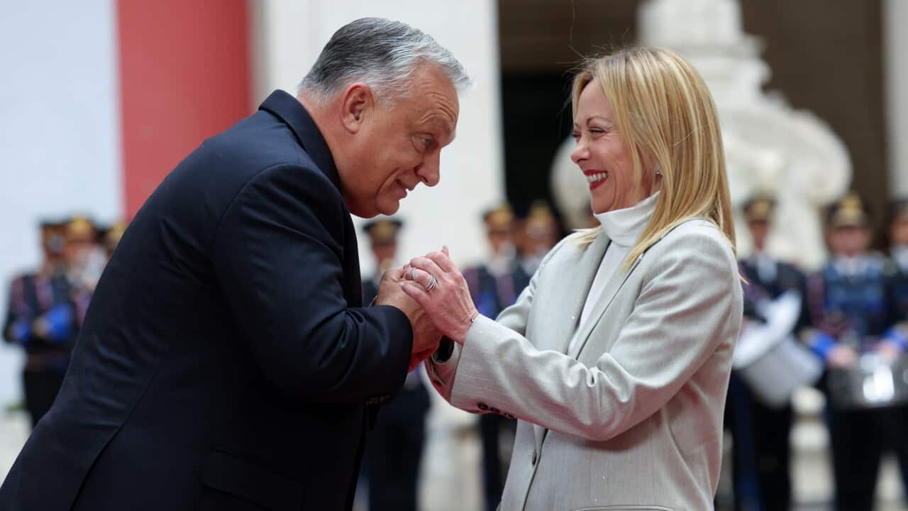 Giorgia Meloni meets with Hungarian Prime Minister Viktor Orban in Rome - 27 Oct 2025