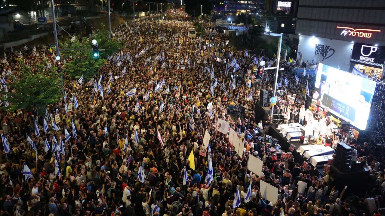Thousands rally in Tel Aviv to demand release of Israeli hostages held in Gaza