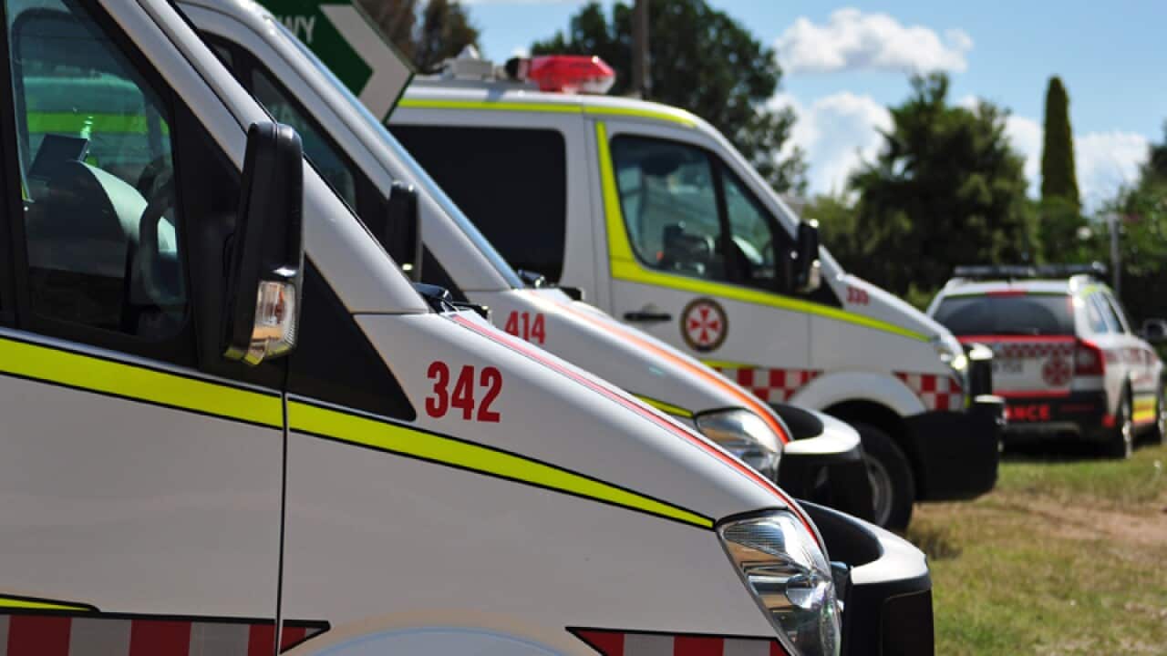 NSW Ambulances.
