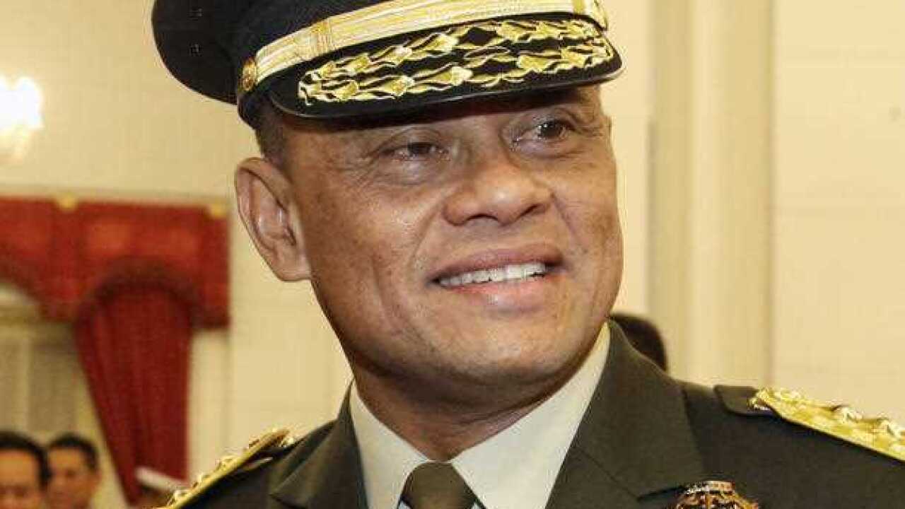 Indonesian Armed Forces Chief Gen. Gatot Nurmantyo