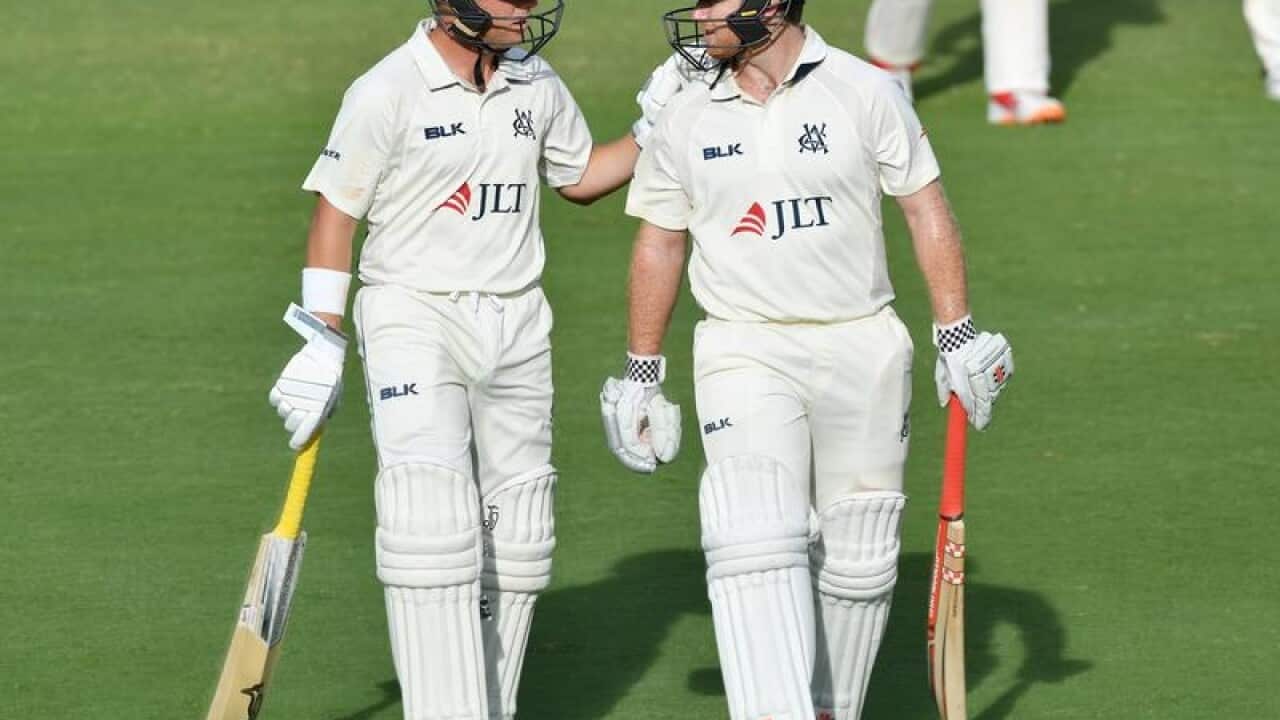 Marcus Harris and Travis Dean