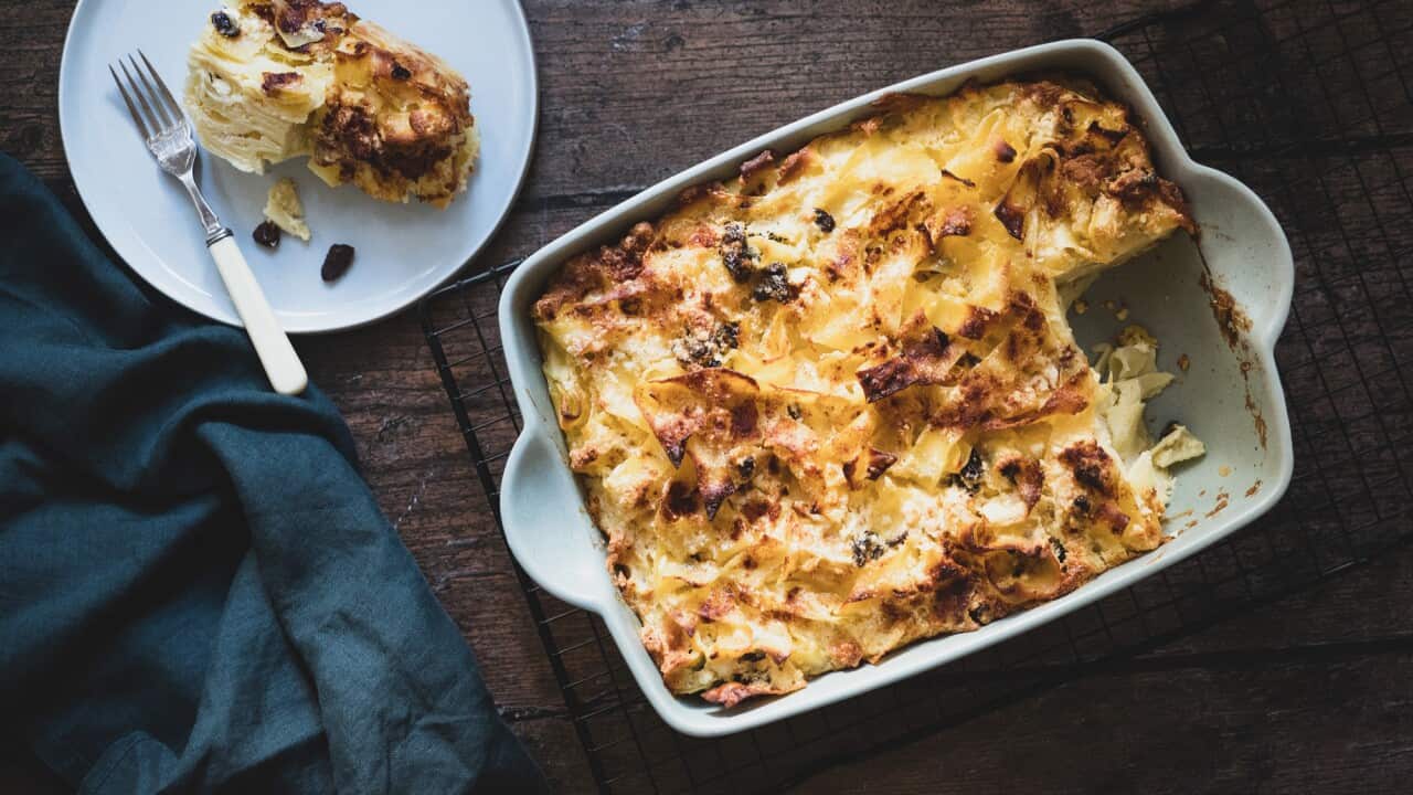 Sweet noodle bake (kugel)