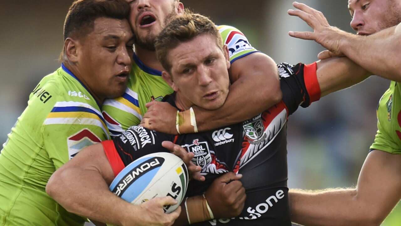 Ryan Hoffman of the New Zealand Warriors