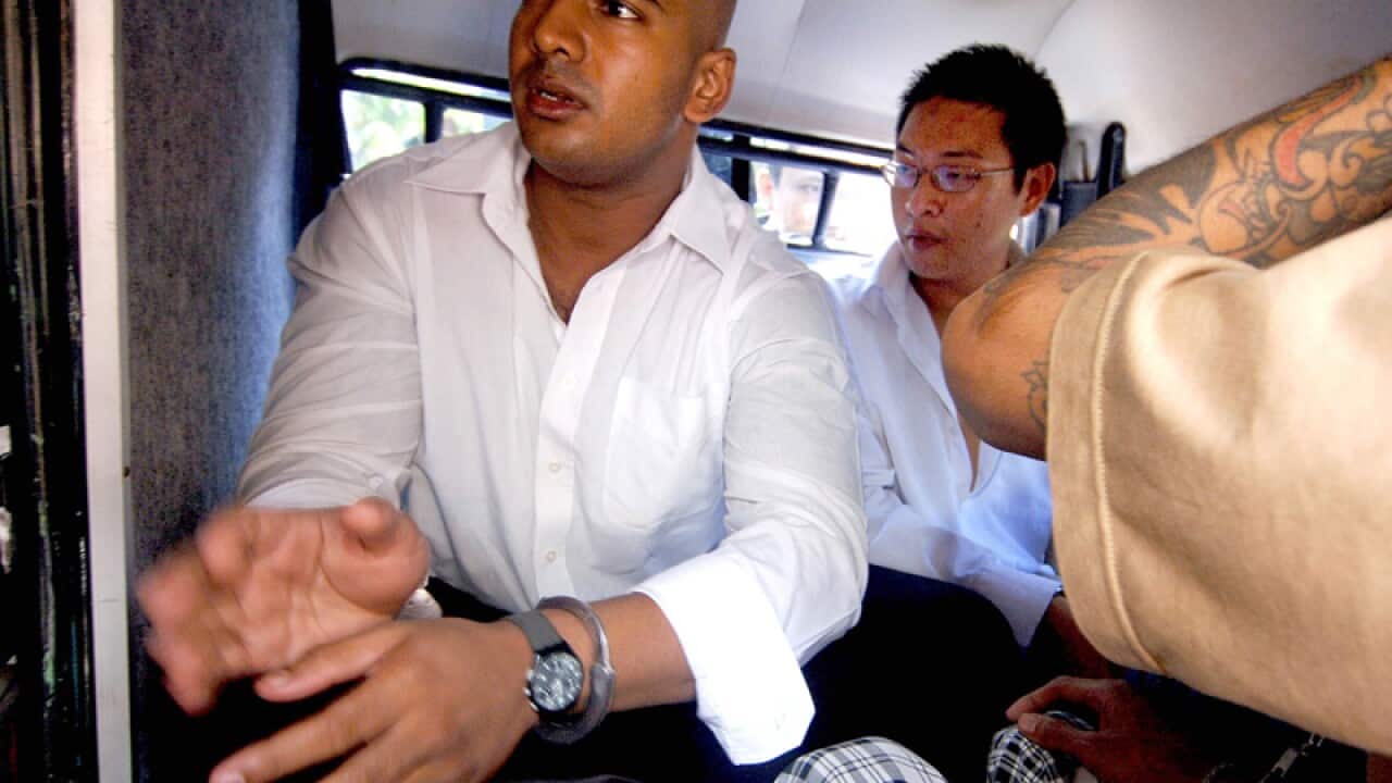 Myuran Sukumaran (L) and Andrew Chan